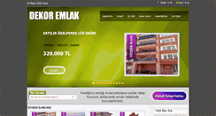 Desktop Screenshot of dekoremlakmalatya.com